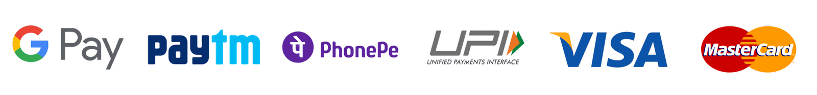 Cash, UPI and card accepted